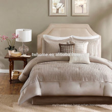 Madison Park Trinity Comforter Duvet Cover Pieced Taupe Bedding Set